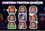 create twitch emotes, sub badges, and animated emotes